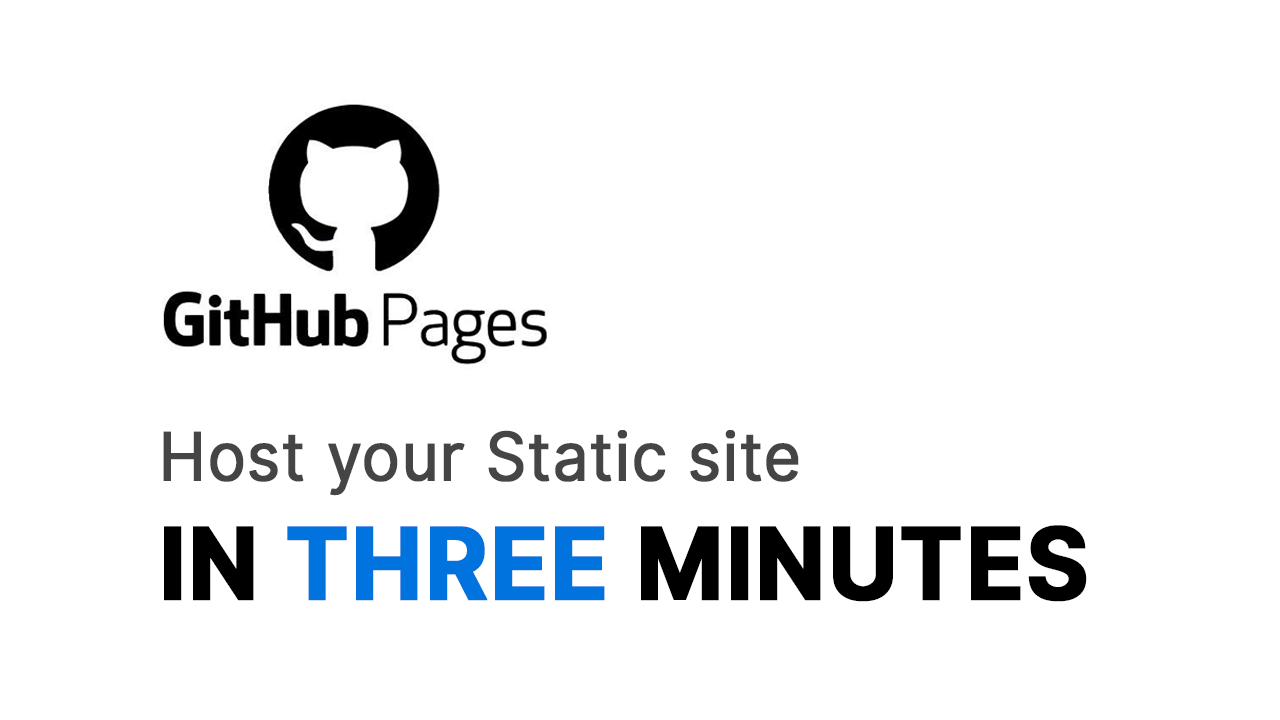 How to Host a Free Static Website with GitHub Pages